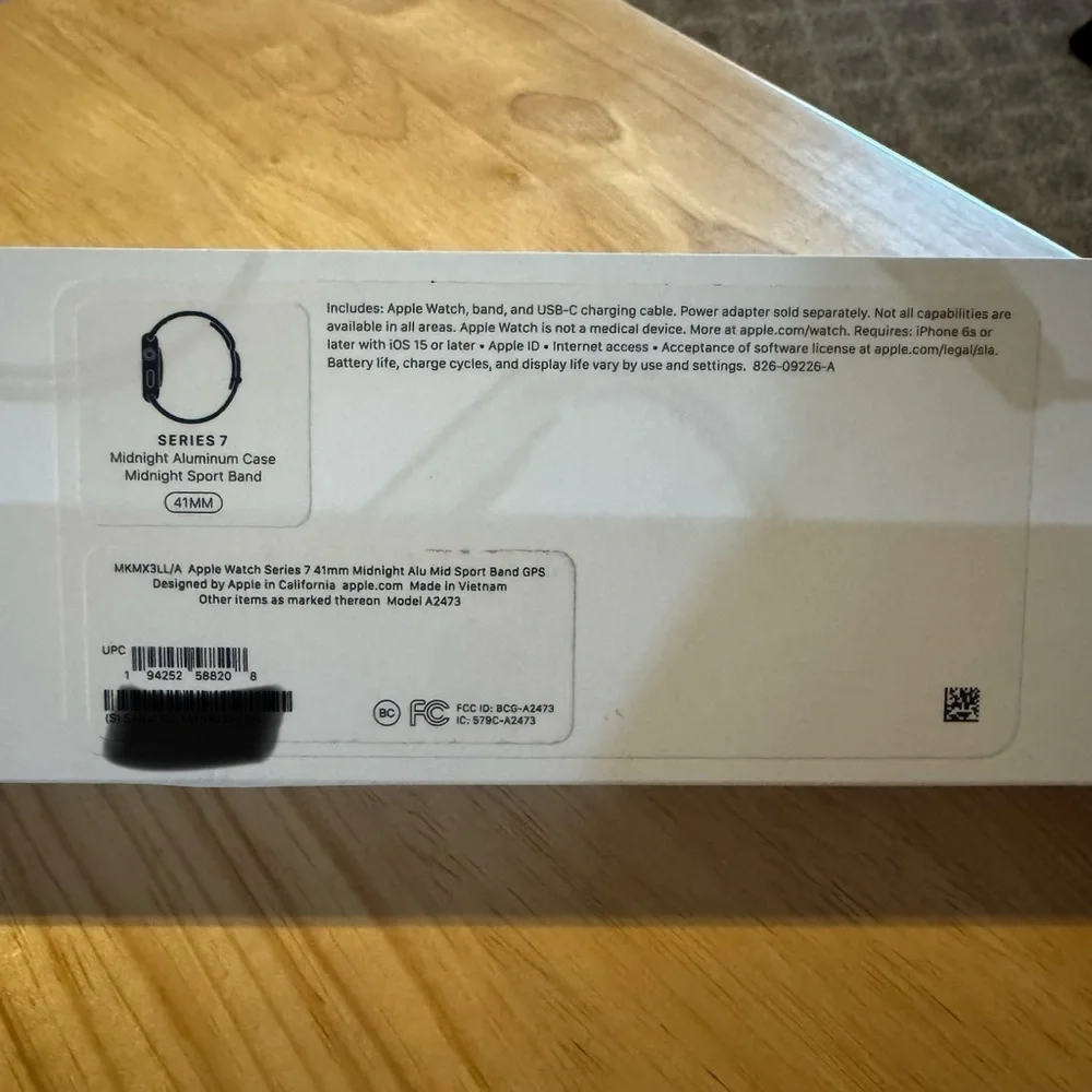 Apple Watch Series 7 - Midnight 41mm GPS